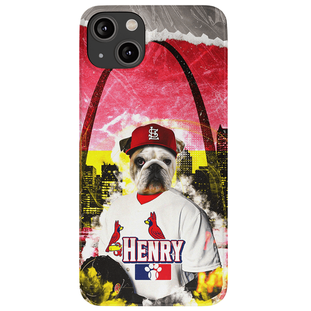 &#39;St. Louis Cardipaws&#39; Personalized Phone Case
