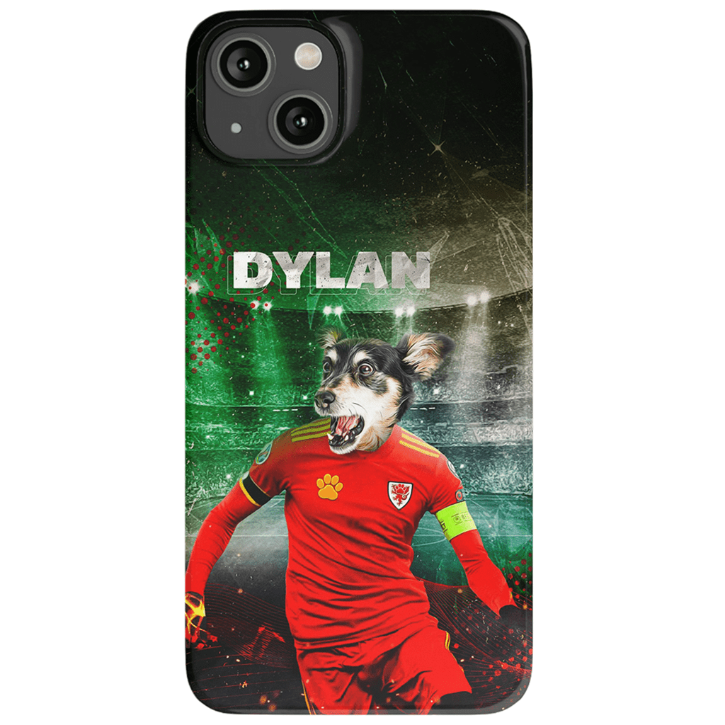 &#39;Wales Doggos Soccer&#39; Personalized Phone Case