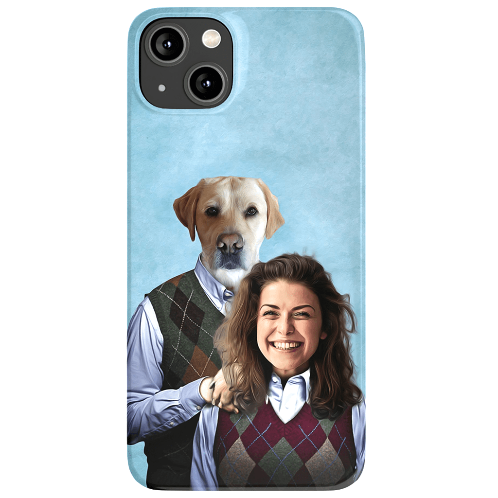 Step Doggo & Human(Female)' Personalized Phone Case doggovinci Step Doggo & Human(Female)' Personalized Phone Case doggovinci
