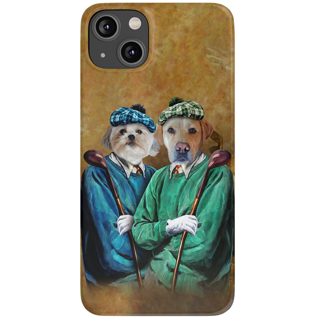 &#39;The Golfers&#39; Personalized 2 Pet Phone Case