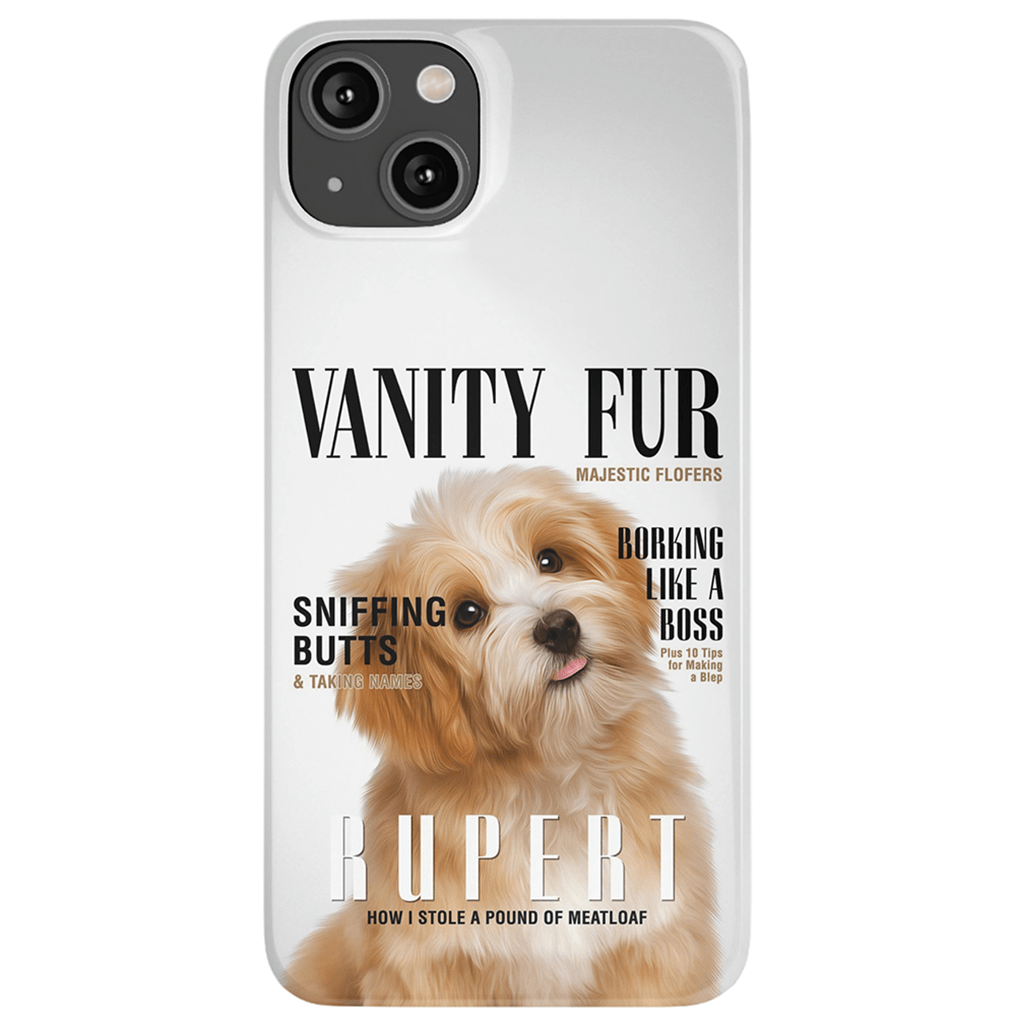 &#39;Vanity Fur&#39; Personalized Phone Case