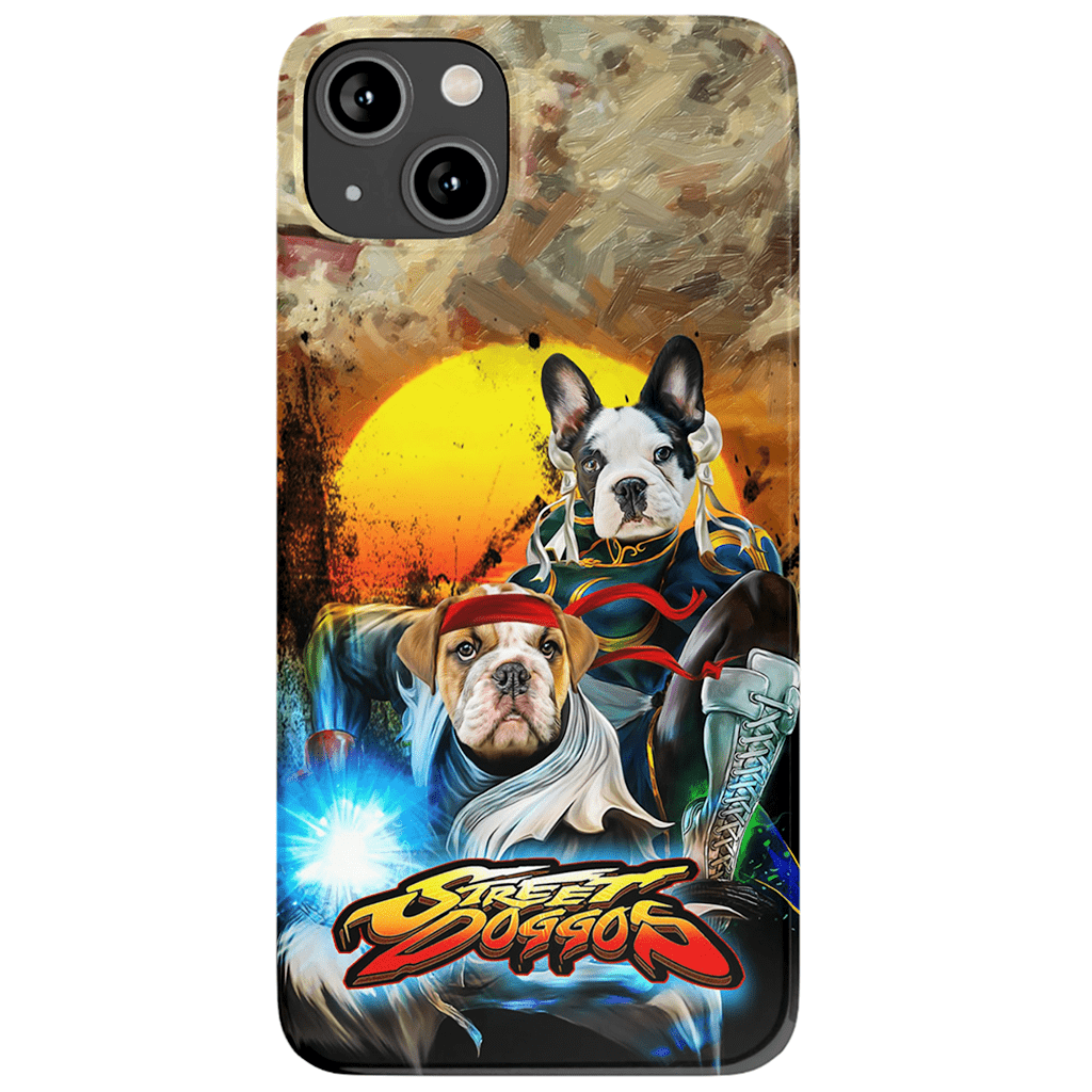 &#39;Street Doggos 2&#39; Funda personalizada para teléfono con 2 mascotas