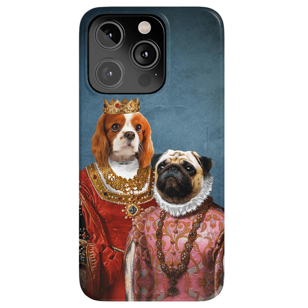 &#39;Queen and Archduchess&#39; Personalized 2 Pet Phone Case