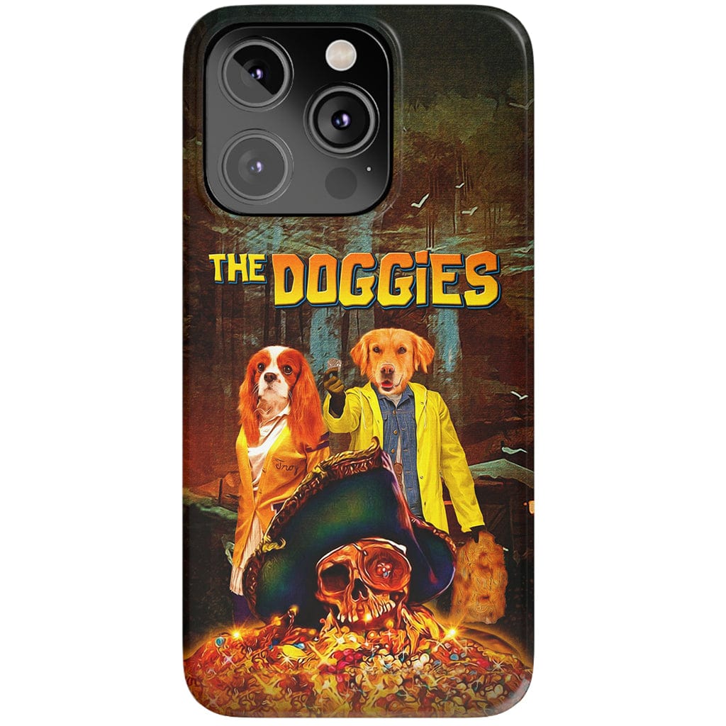 &#39;The Doggies&#39; Personalized 2 Pet Phone Case