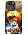 Funda personalizada para teléfono con 2 mascotas 'Street Doggos'