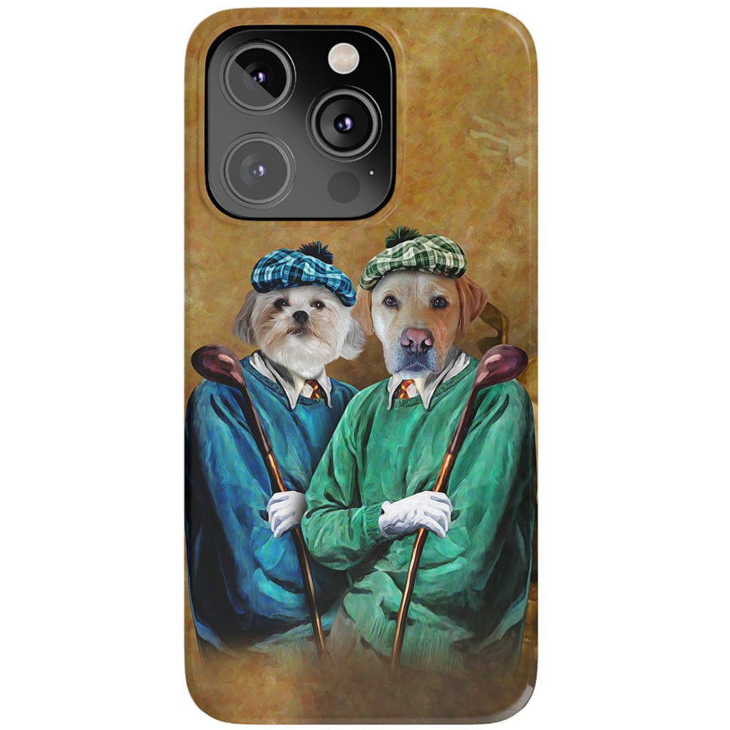 &#39;The Golfers&#39; Personalized 2 Pet Phone Case