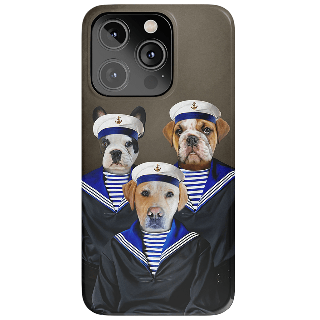 &#39;The Sailors&#39; Personalized 3 Pet Phone Case