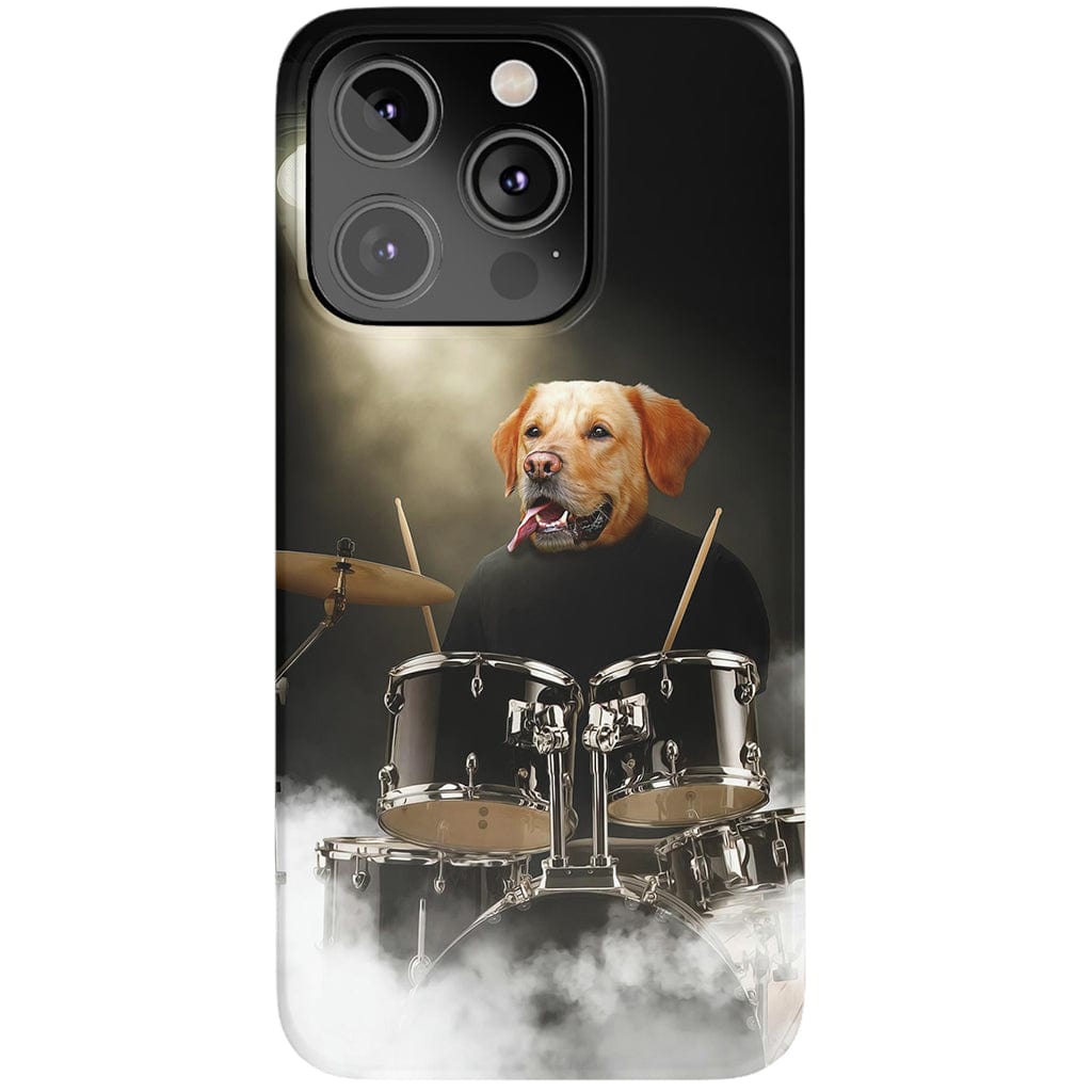 &#39;The Drummer&#39; Personalized Phone Case