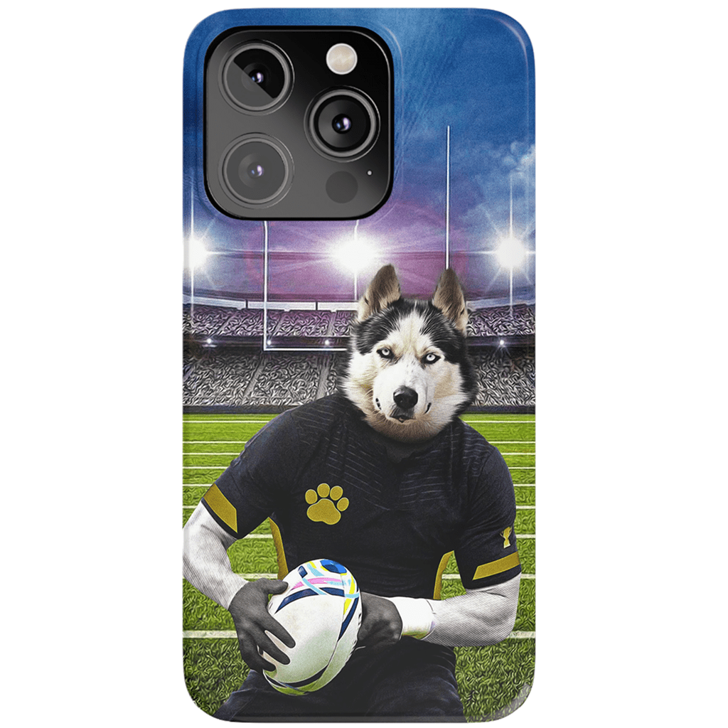 &#39;The Rugby Player&#39; Personalized Phone Case