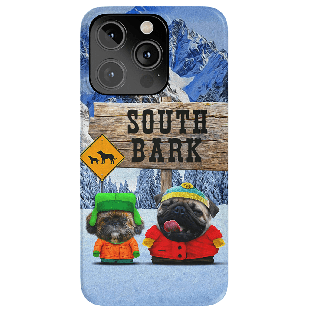 'South Bark' Personalized 2 Pet Phone Case 'South Bark' Personalized 2 Pet Phone Case