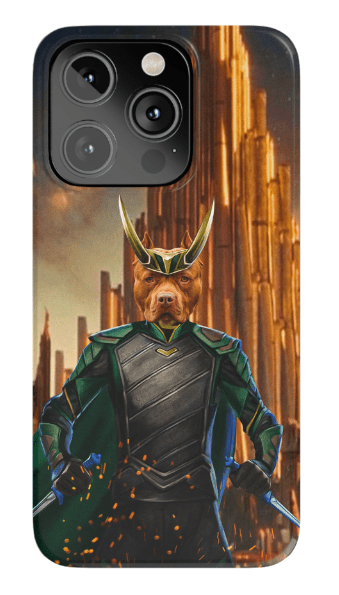 &#39;Loki Doggo&#39; Personalized Phone Case