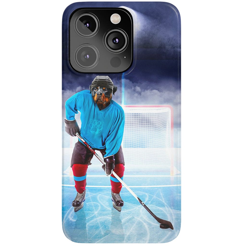 &#39;The Hockey Player&#39; Personalized Phone Case