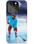 Funda para móvil personalizada 'El jugador de hockey'