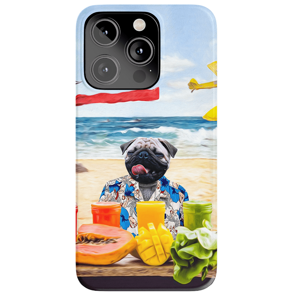 &#39;The Beach Dog&#39; Personalized Phone Case