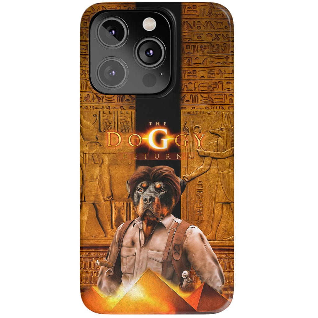 &#39;The Doggy Returns&#39; Personalized Phone Case