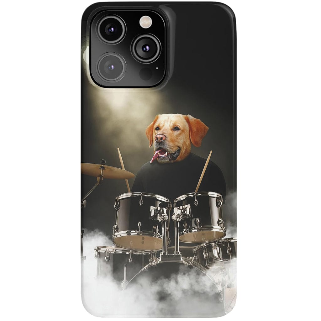 &#39;The Drummer&#39; Personalized Phone Case