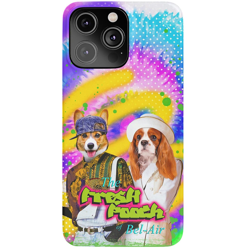 &#39;The Fresh Pooch&#39; Personalized 2 Pet Phone Case