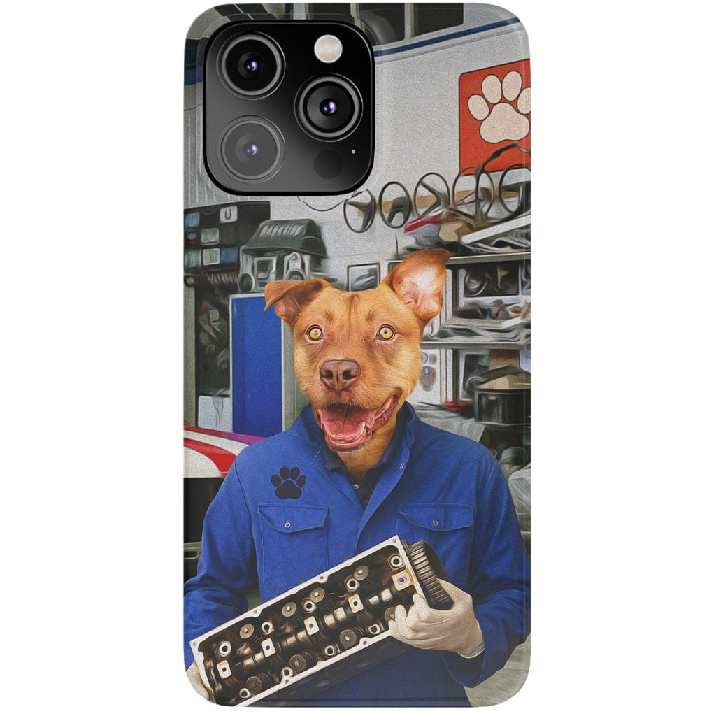 &#39;The Mechanic&#39; Personalized Phone Case