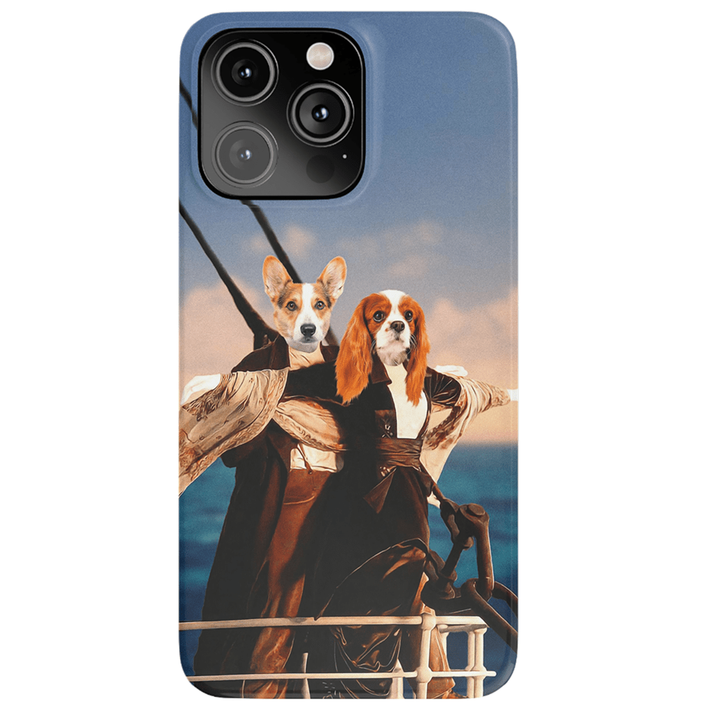 Titanic Doggos' Personalized 2 Pet Phone Case – doggovinci Titanic Doggos' Personalized 2 Pet Phone Case – doggovinci