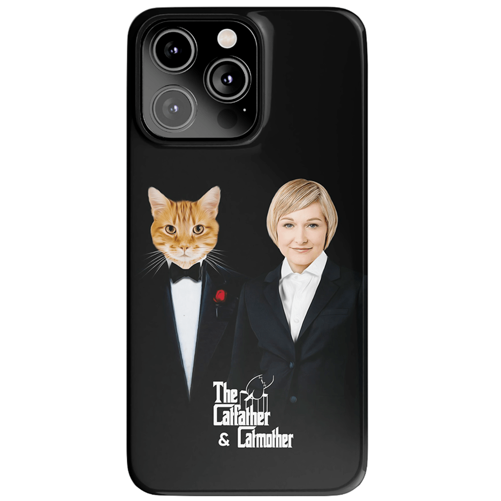 &#39;The Catfather &amp; Catmother&#39; Personalized Phone Case