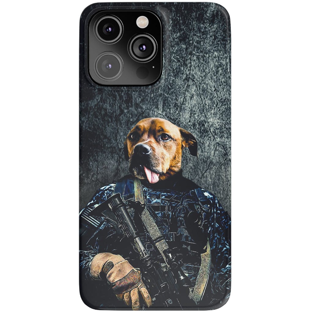 &#39;The Navy Veteran&#39; Personalized Phone Case