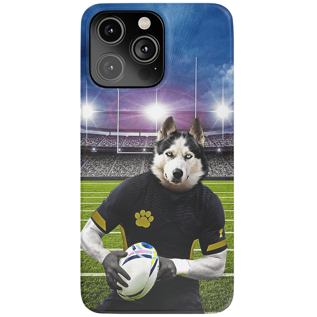 &#39;The Rugby Player&#39; Personalized Phone Case