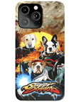 'Street Doggos' Funda personalizada para teléfono con 3 mascotas