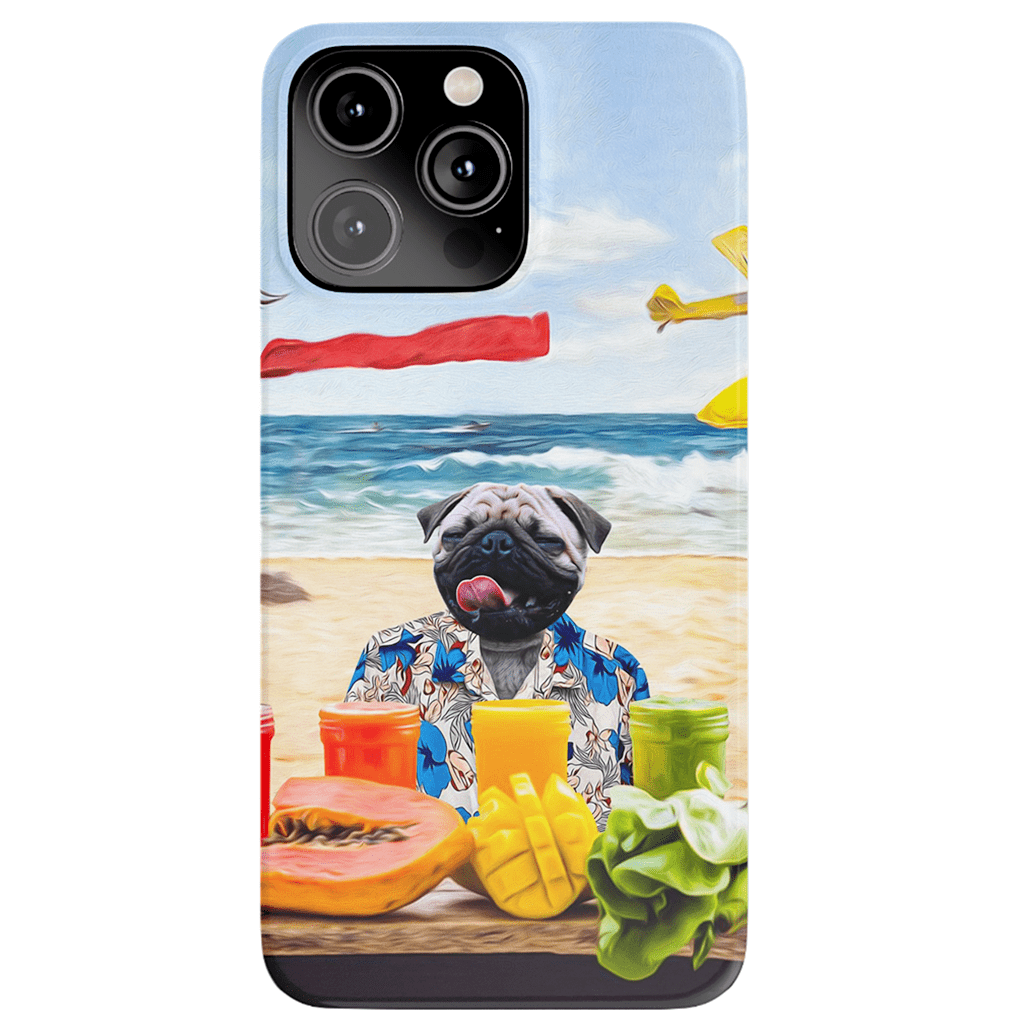 &#39;The Beach Dog&#39; Personalized Phone Case