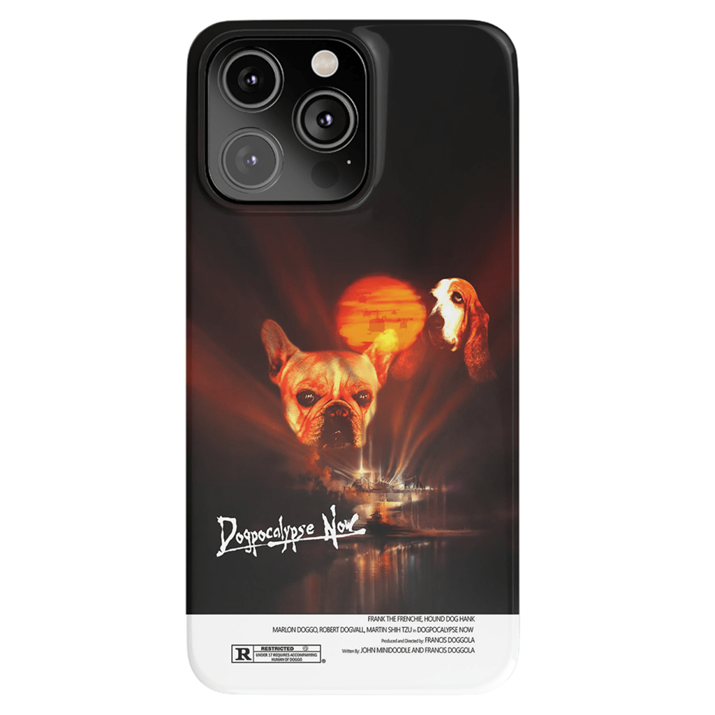 &#39;Dogpocalypse Now&#39; Personalized 2 Dog Phone Case