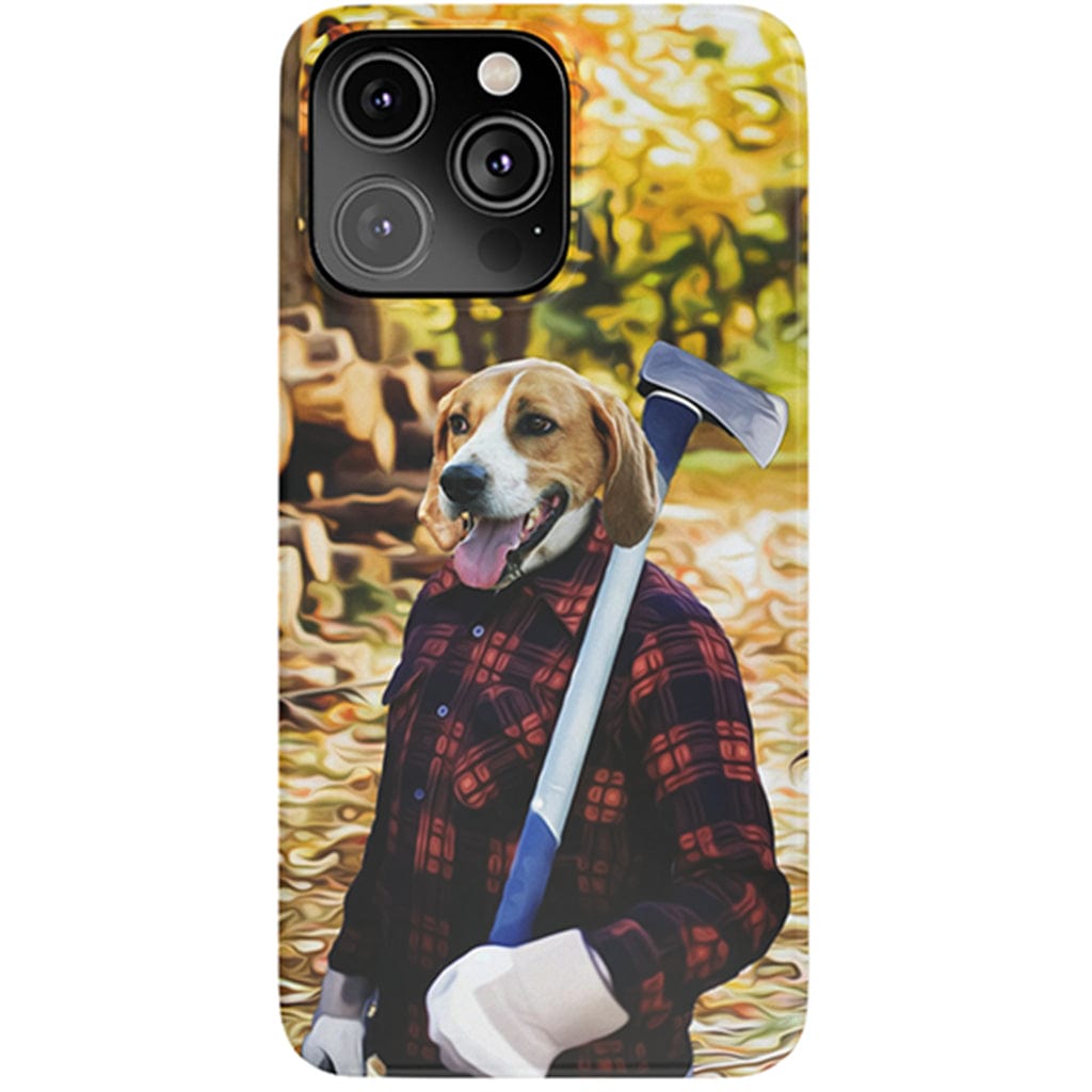 &#39;The Lumberjack&#39; Personalized Phone Case