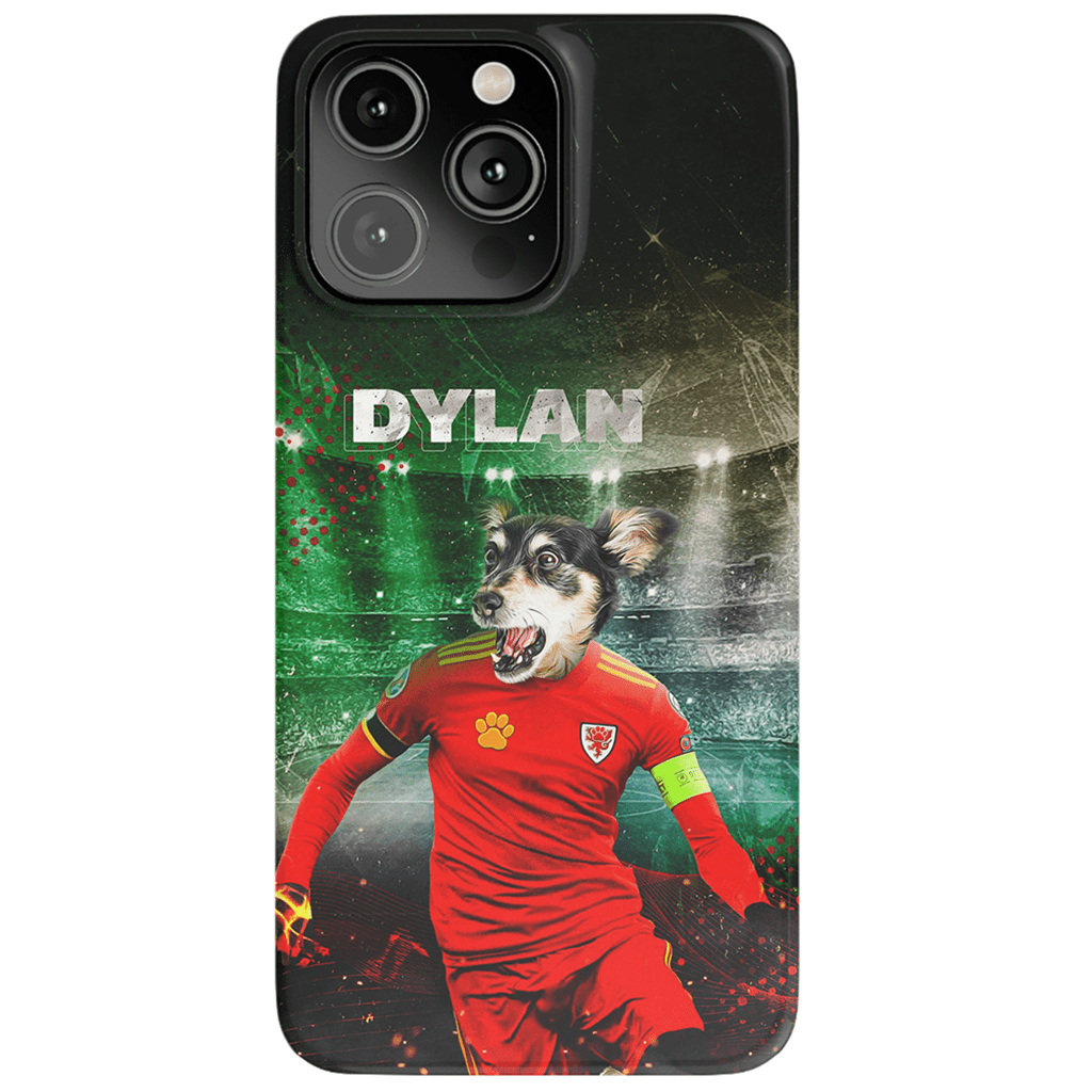 &#39;Wales Doggos Soccer&#39; Personalized Phone Case