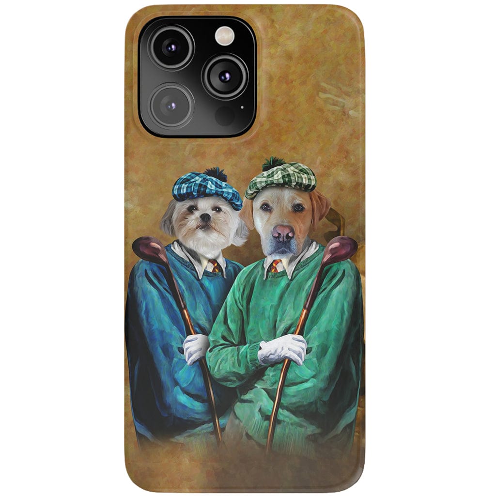 &#39;The Golfers&#39; Personalized 2 Pet Phone Case