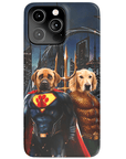 'Superdog & Aquadog' Personalized 2 Pet Phone Case