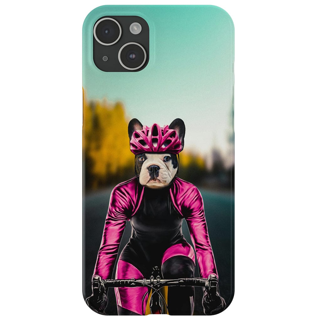 &#39;The Female Cyclist&#39; Personalized Phone Case