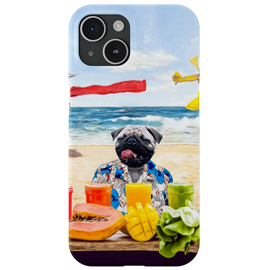 &#39;The Beach Dog&#39; Personalized Phone Case