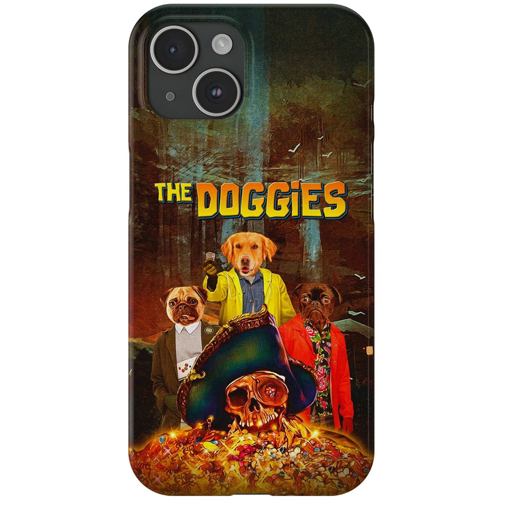 &#39;The Doggies&#39; Personalized 3 Pet Phone Case