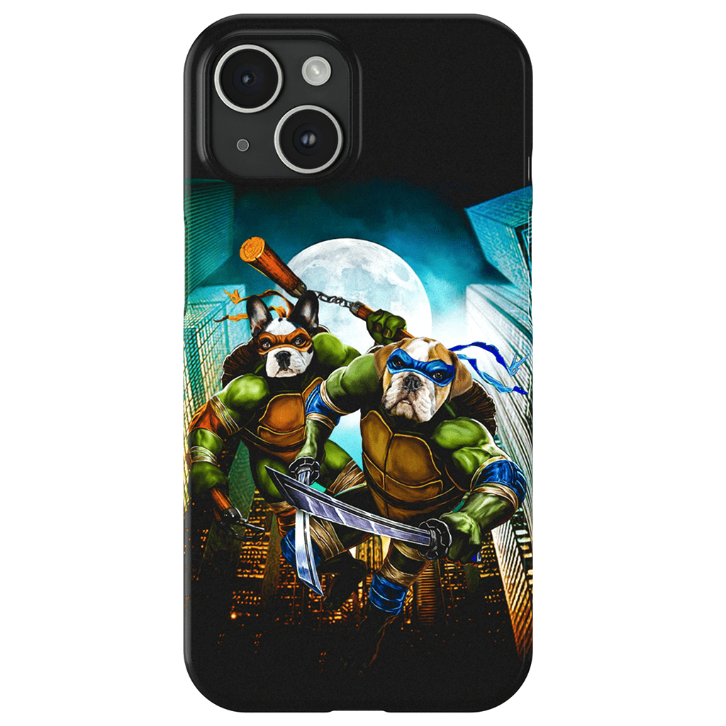 &#39;Teenage Mutant Ninja Doggos&#39; Personalized 2 Pet Phone Case