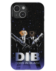 'Dogs in Black' Personalized 2 Pet Phone Case