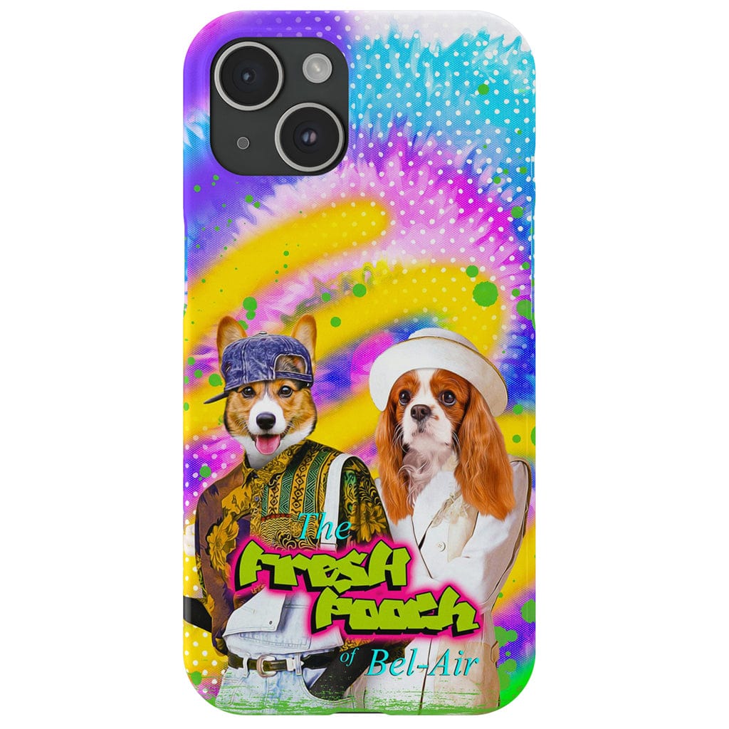 &#39;The Fresh Pooch&#39; Personalized 2 Pet Phone Case