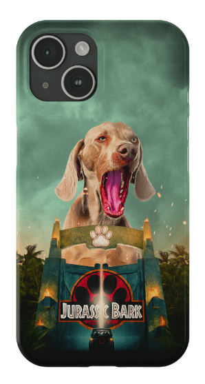 &#39;Jurassic Bark&#39; Personalized Phone Case