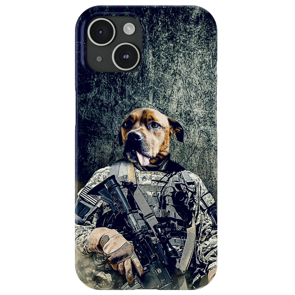 &#39;The Army Veteran&#39; Personalized Phone Case