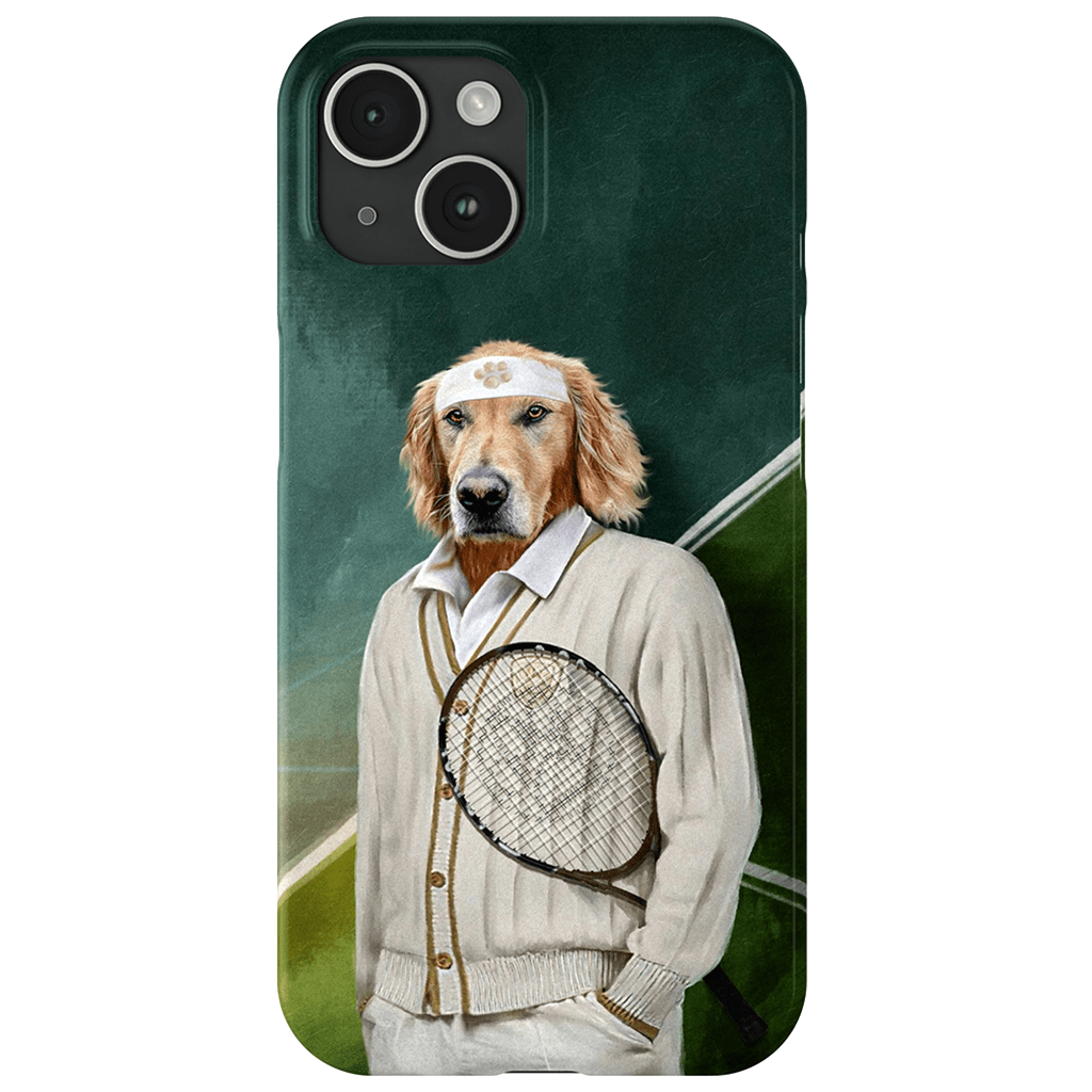 Funda para móvil personalizada &#39;Jugador de tenis&#39;