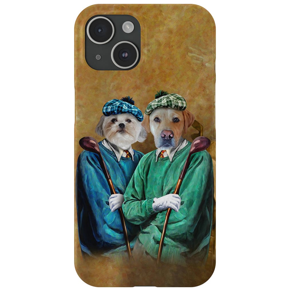 &#39;The Golfers&#39; Personalized 2 Pet Phone Case