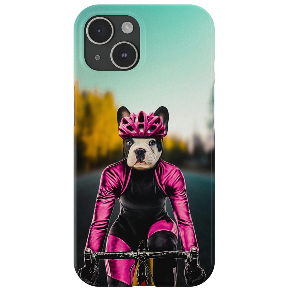 &#39;The Female Cyclist&#39; Personalized Phone Case