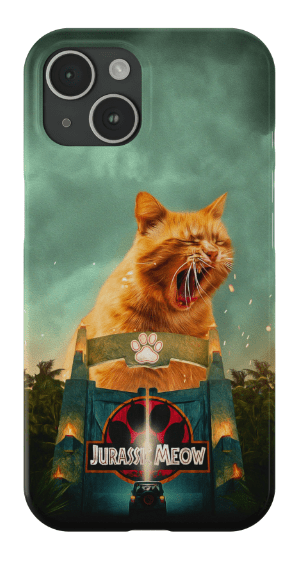 &#39;Jurassic Meow&#39; Personalized Phone Case