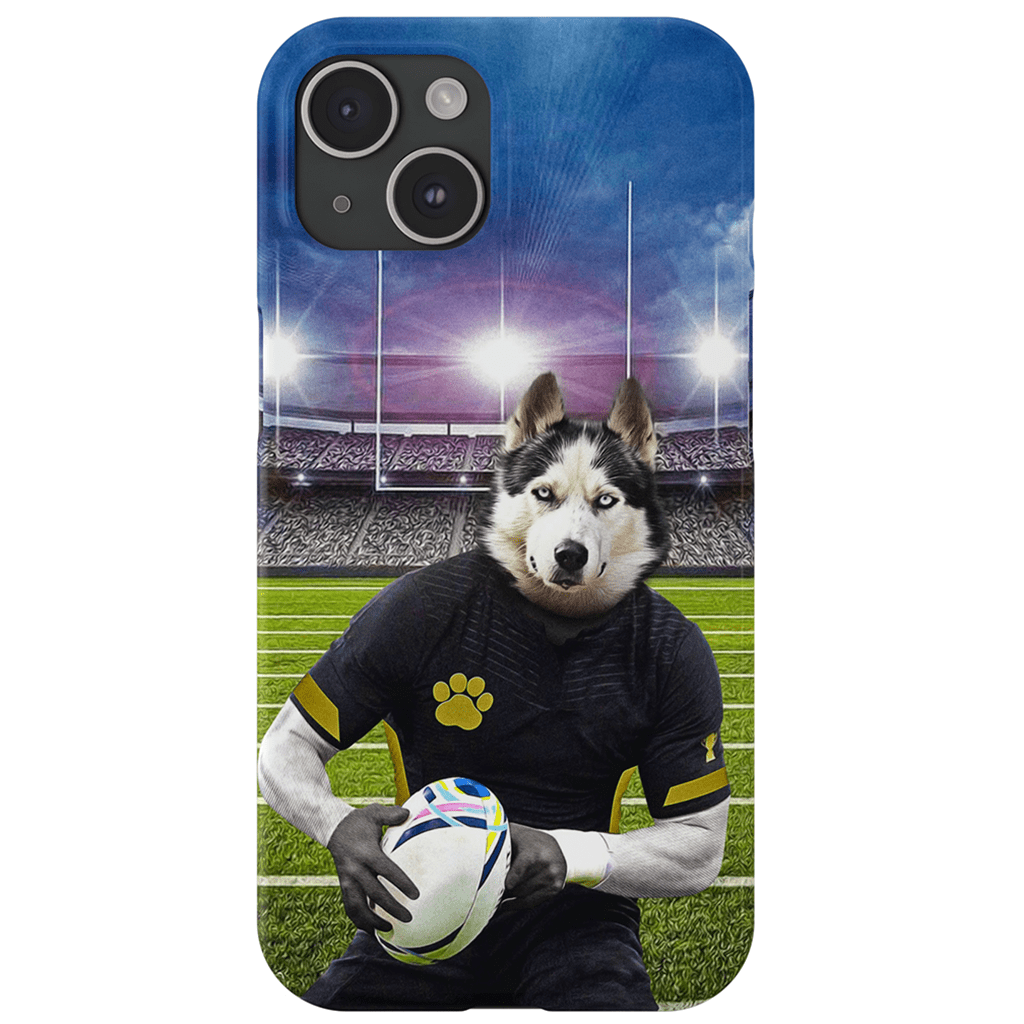 &#39;The Rugby Player&#39; Personalized Phone Case