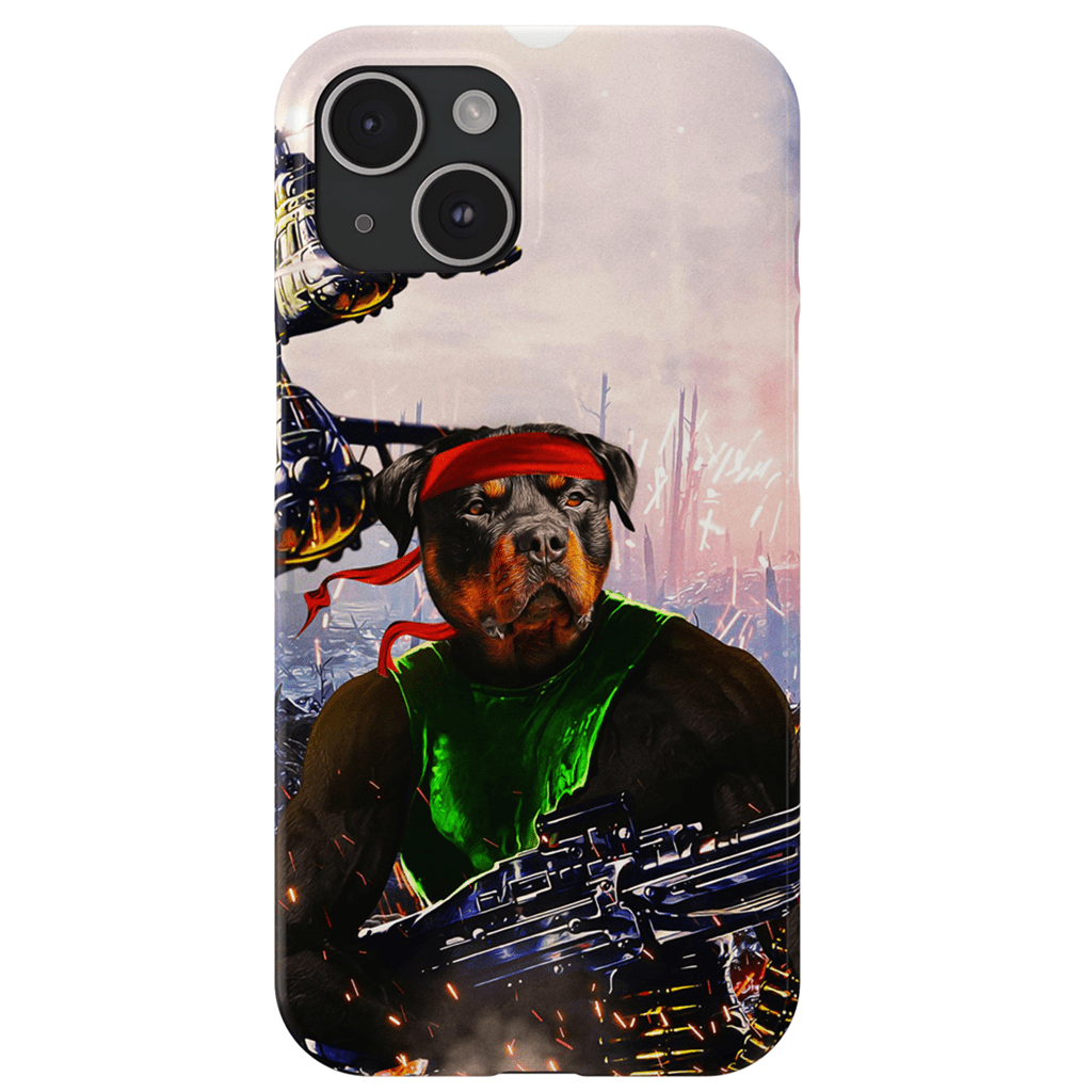 &#39;Rambo Doggo&#39; Personalized Phone Case