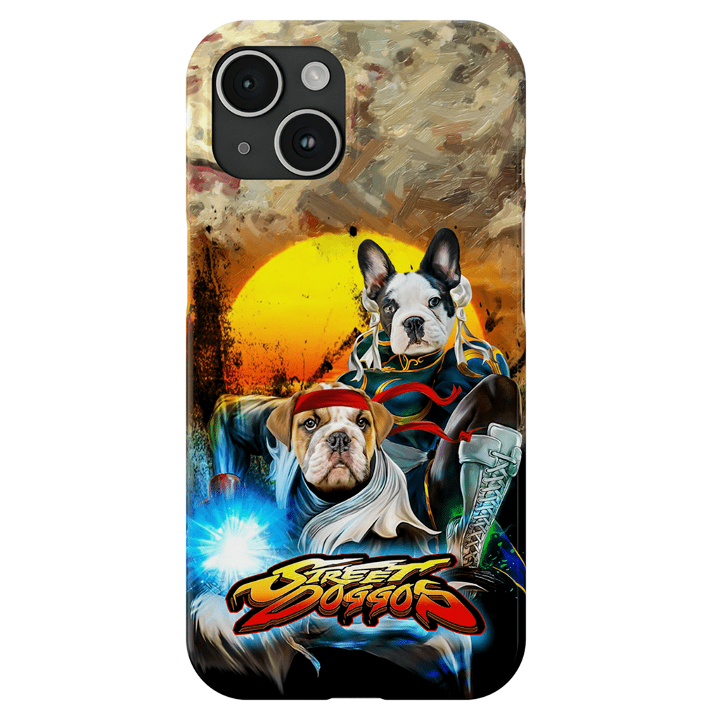 &#39;Street Doggos 2&#39; Funda personalizada para teléfono con 2 mascotas