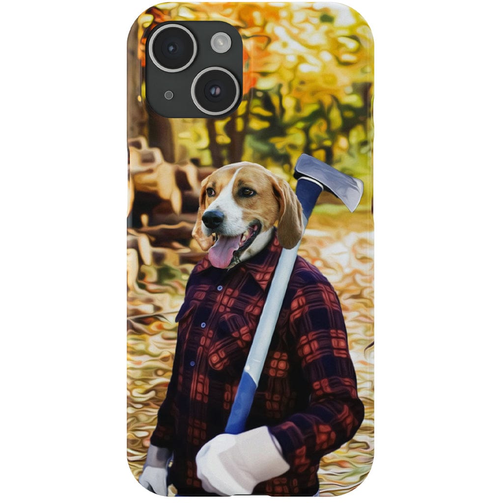 &#39;The Lumberjack&#39; Personalized Phone Case