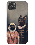 Funda personalizada para teléfono con 2 mascotas 'Duque y Archiduquesa'